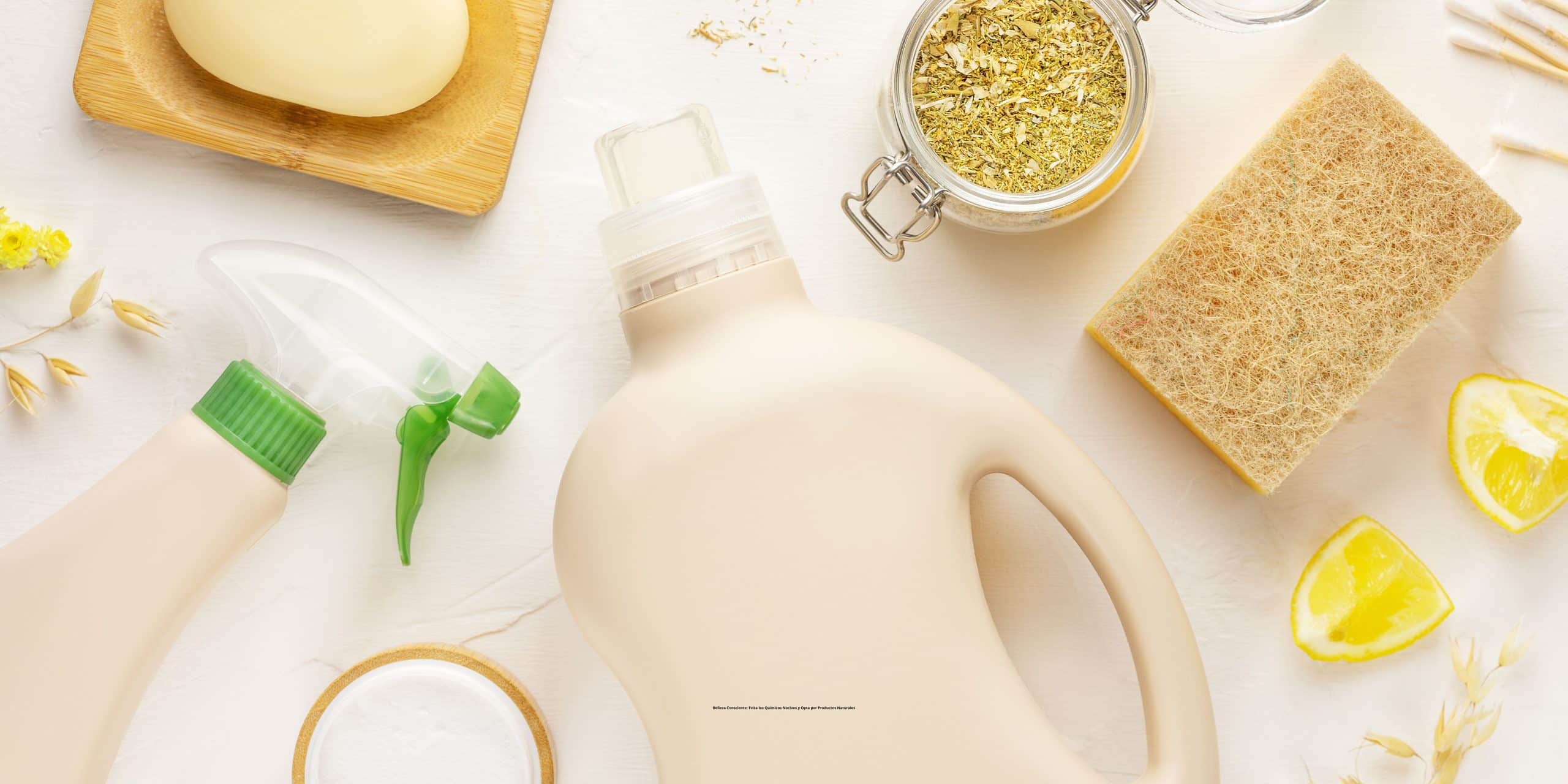 Evita los químicos nocivos y opta por productos naturales